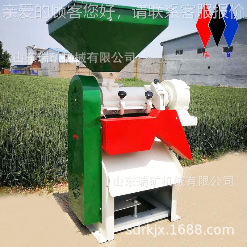 山东新RQL大豆玉米压麦片机燕豆扁五机粮食挤扁机谷杂粮碾扁破碎