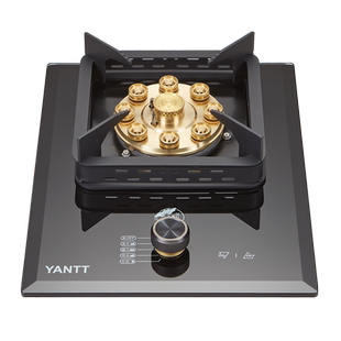 德国燃气灶单灶大火力煤气灶5.2KW定时猛火灶家用嵌入天然气灶
