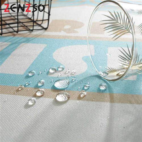 珍珠松桌布布艺欧式防水家用写字台棉麻加厚化妆台长长方形餐桌布