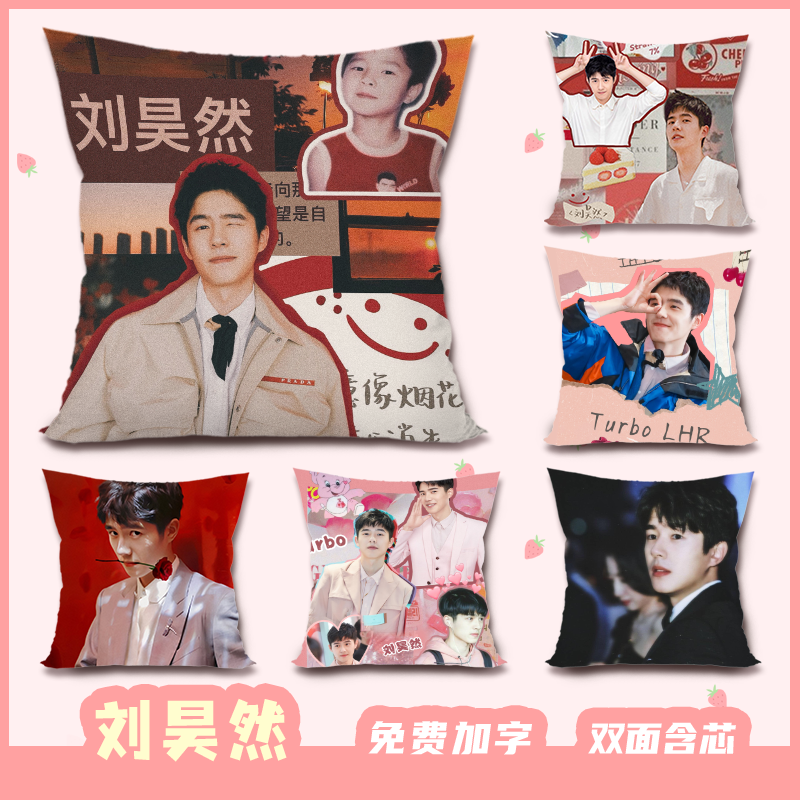 刘昊然抱枕应援摆件午睡枕头周边