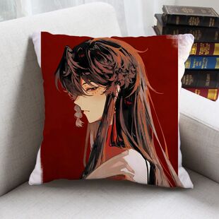 动漫ch周边同款抱枕床头靠垫生日礼物动漫来图定制午休床靠枕头