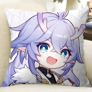 崩坏周边三月七靠枕二次元定做抱枕崩坏星穹铁道三月七抱枕被玩偶