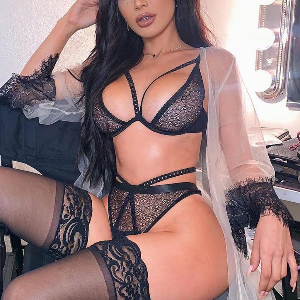 Sexy Lingerie Plus Size Bra Set Costumes Women Sexy