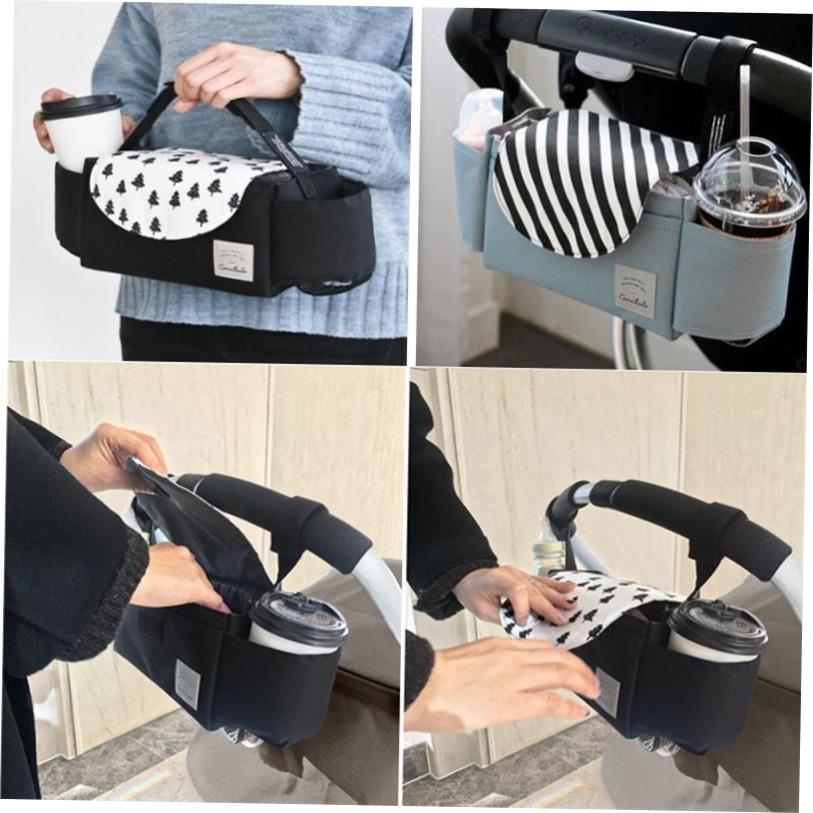 Baby Bottle Holder Buggy Pram Organiser Stroller Cup Mom Bag
