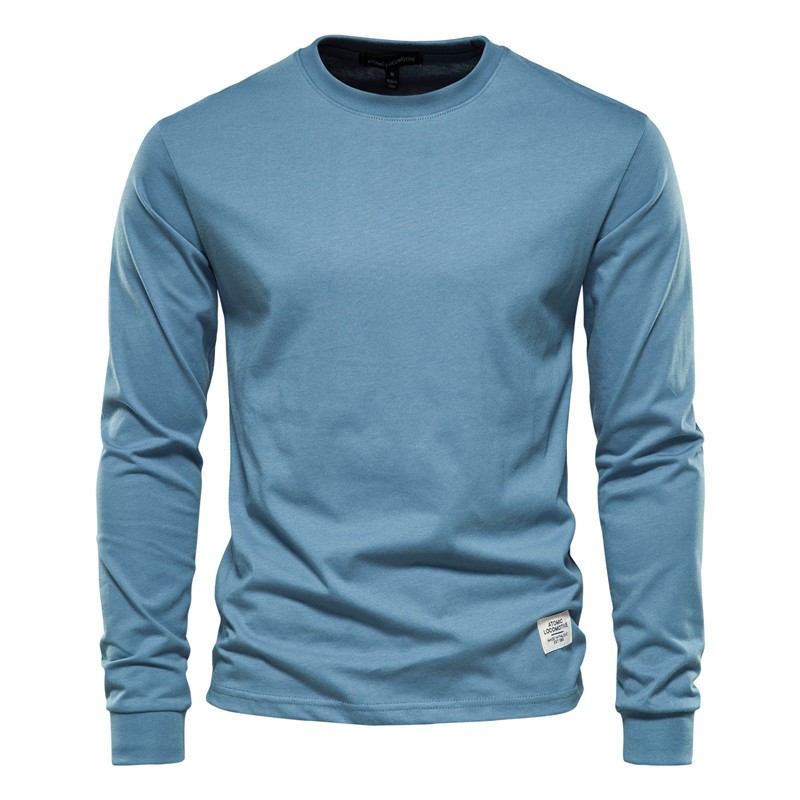 Men's long sleeve T-shirt shirt jacket男式大码上衣纯棉T
