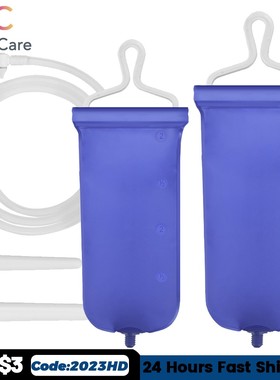 1.6L/2L Protable Enema Bag Kit Reusable Vaginal Anal Washing