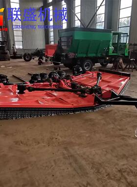 牵引式折LEU翼割草机蝙蝠割草 草坪甩刀打割草机 旋转割 草机机草