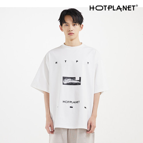 hotplanet朝里印花短袖T恤