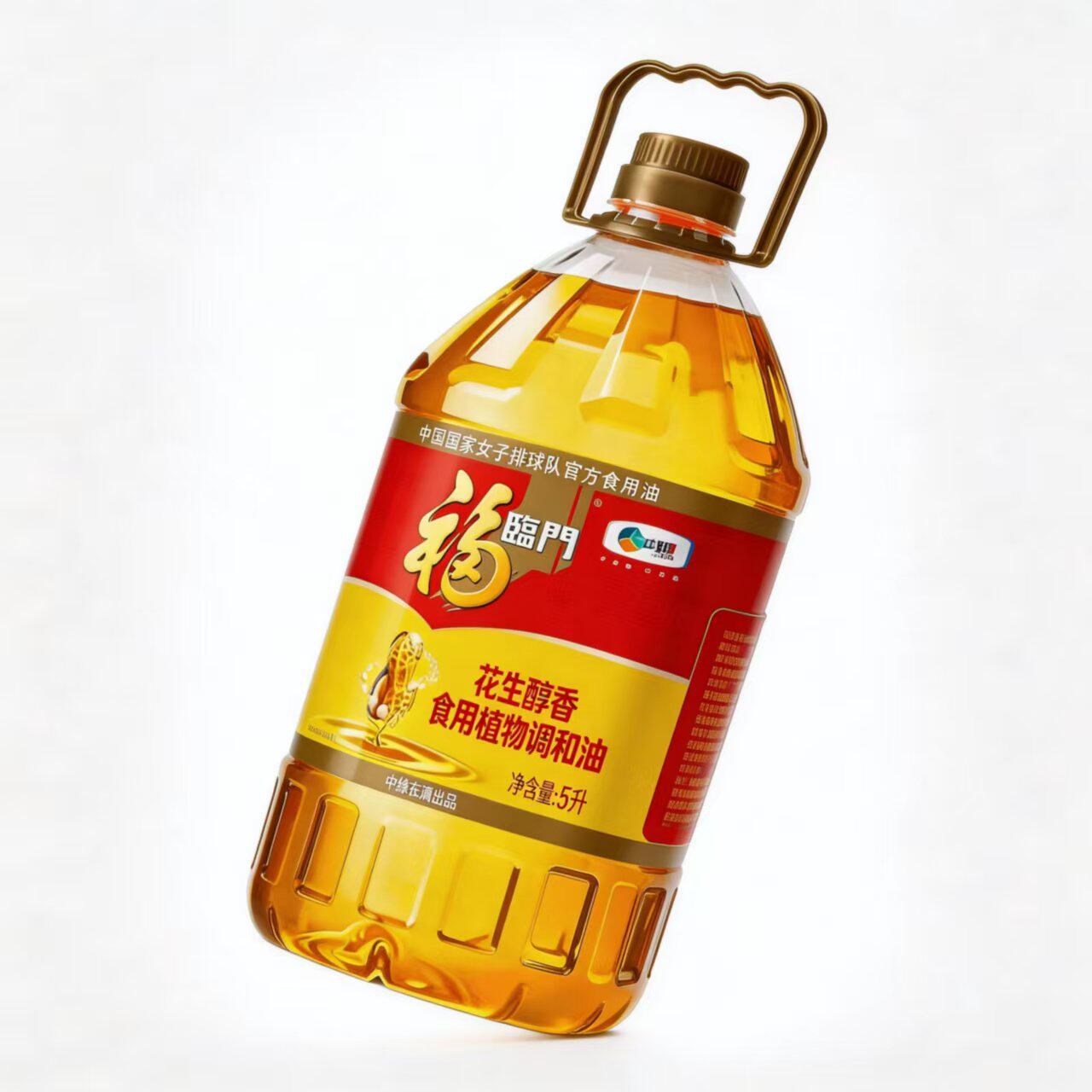 福临门花生醇香食用调和油5L食用炒菜油家庭特色包邮图片