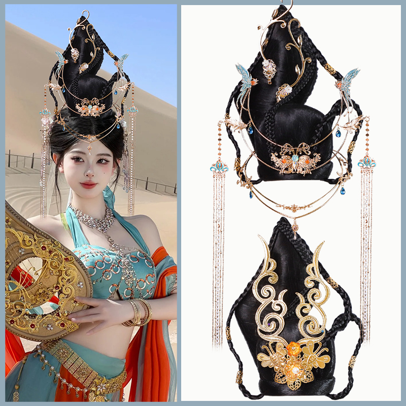 发饰套装敦煌假发饰品组合手工