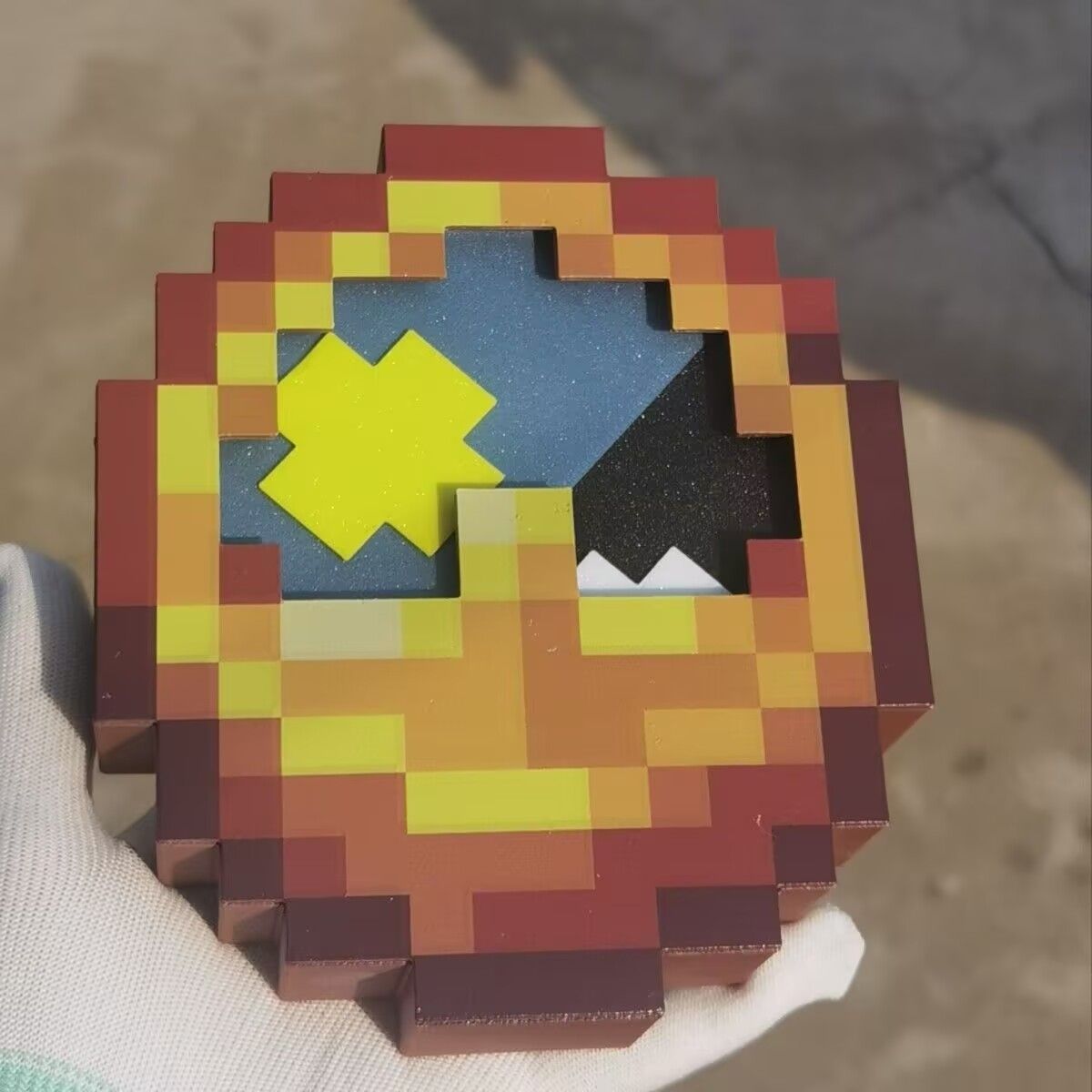 【现货速发】我的世界Minecraft周边时钟实物一圈24小时MC钟挂件