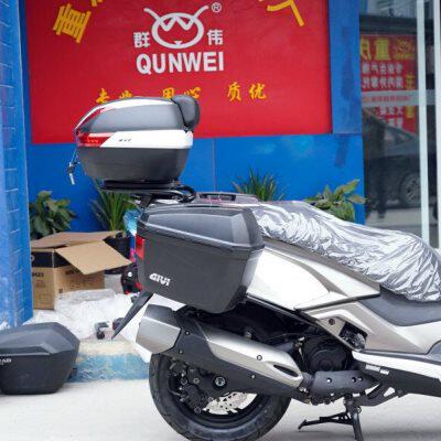 适用于光阳赛艇400边箱 尾箱 赛艇400侧箱 后备箱 边架尾架改装件