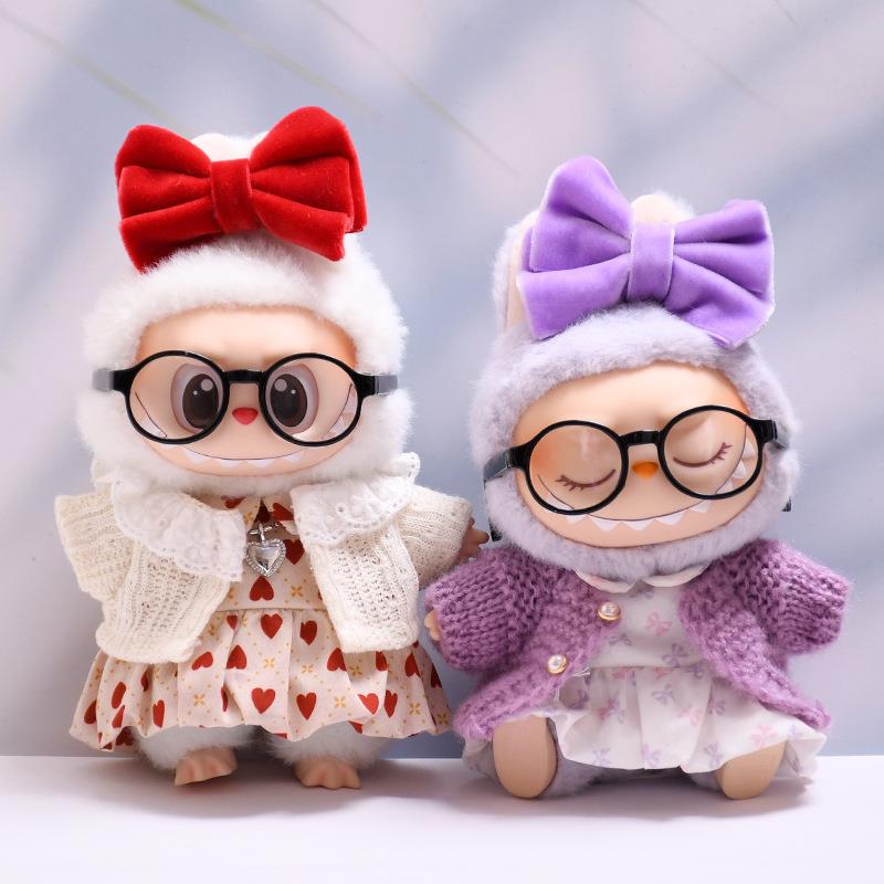 拉布布娃衣一二代挂件labubu衣服