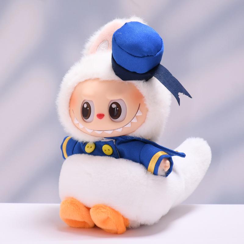 拉布布娃衣一二代坐坐派对labubu