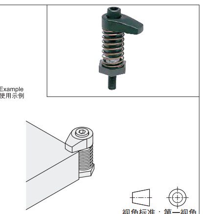 替代  怡和达 调整零件 勾型夹具 ZFD90-M16-H49-R25  M8/M12/M16