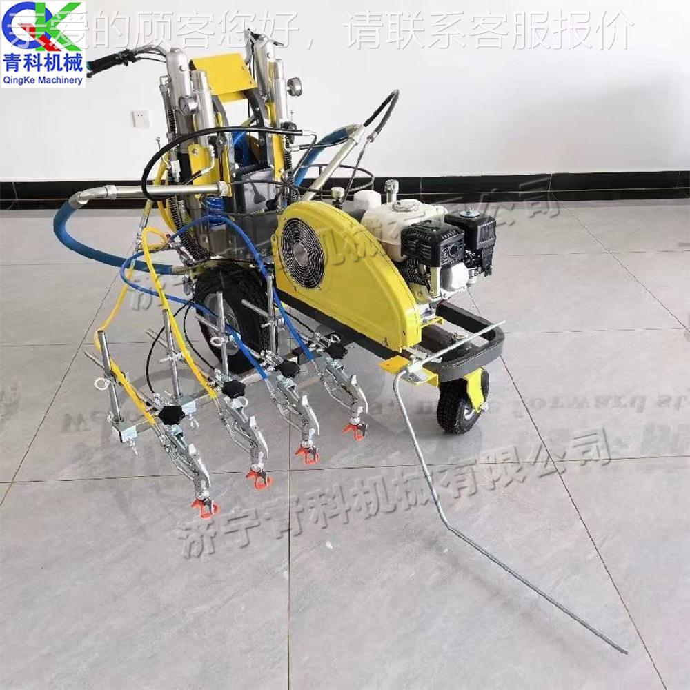 冷喷划线机 358小马路型手推式停跑道标线机 小区车位道路画线车