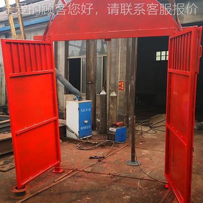 矿用井 防爆防火栅栏门生产斜形不锈钢拱门 斜井防爆门规格