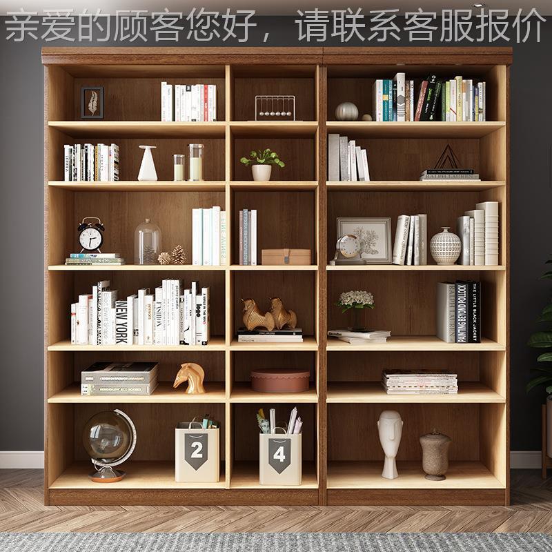 办公室文件柜橡木木三实601A简易中式书璃柜带玻门书架储物学生门