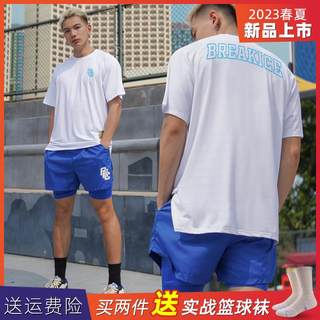 FC专属breakice美式篮球训练服速干男t恤运动短袖夏投篮服健身衣