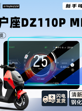 适用于九号猎户座DZ110Pmk2电动车专用仪表膜钢化膜MK2屏幕膜配件