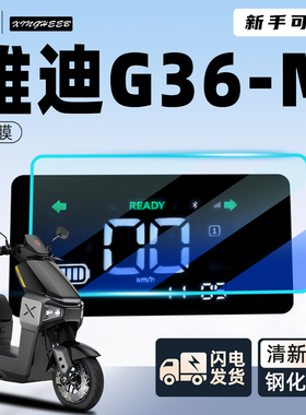 适用雅迪G36-M仪表膜电动车显示屏贴膜装饰保护膜非钢化膜配件一D