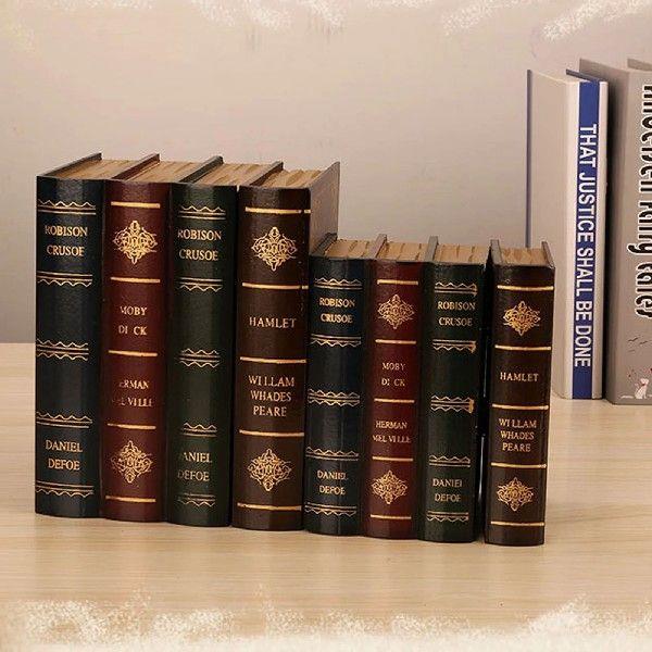 Book Trinket Vintage Style Textured Covered Gold Shade