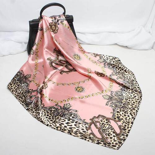 Simulated silk color Ding silk scarf Women