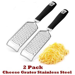 Cheese Grater Metal Lemon Zester Shredder Parmesan Kitchen