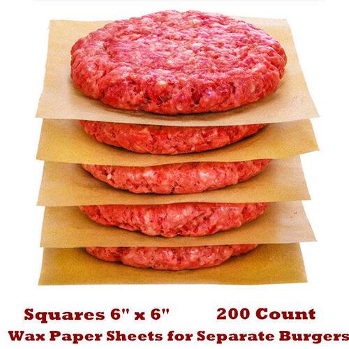 Parchment Paper Squares Non-Stick Wax Paper Sheets