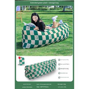 Outdoor inflatable sofa air mattress portable camping suppli