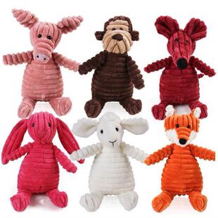 Squeaky Plush Dog Toys Pet Dog Toy Fa Fight Molar Vent Train