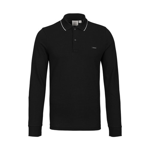 CalvinKlein新款男士长袖polo衫