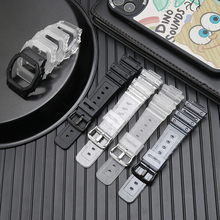 适配卡西欧方块1.0冰韧壳DW-5600SK/BB/MS/SU/MW/HR配件表带替换