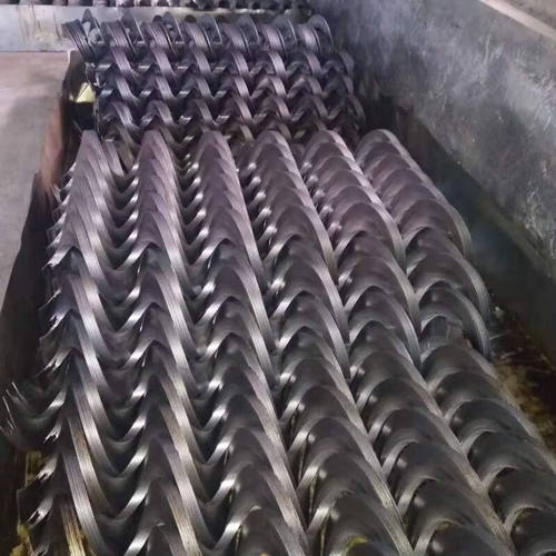 加厚绞龙螺旋叶片左右旋片饲料提升机输机上料机配件75*34*98*3