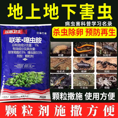 联苯噻虫胺铵地上地下害虫杀虫药撒施型防虫颗粒剂蔬菜土壤杀虫剂