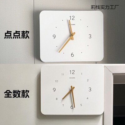 速发电表箱装饰画带钟表挂钟挂画配电箱遮挡时钟免打孔遮丑超薄推