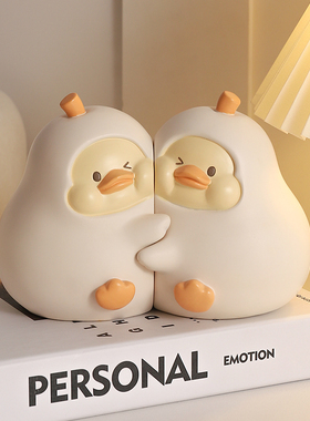 速发分离抱抱鸭办公桌面装男治愈情侣摆件情人节夕七礼物送饰友