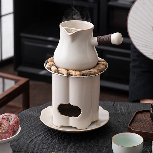速发罐罐茶煮具器围炉煮内家用室茶功夫茶茶侧把茶壶陶瓷炭火炉子