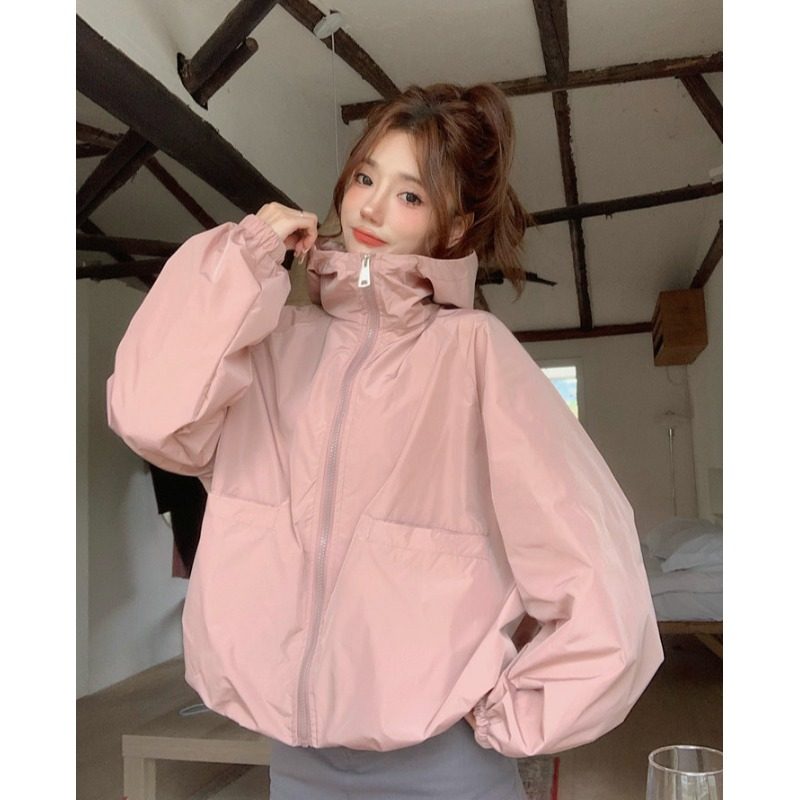 速发防紫季线防晒衣款夏套202新款遮连帽夹克外外冲锋衣开衫