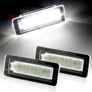 适用于奔驰斯玛特2门Smart Fortwo 450 451W453牌照灯LED总成解码
