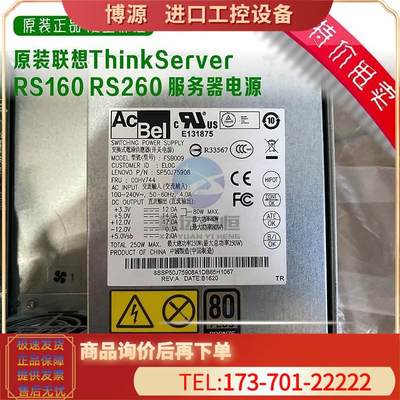 ThinkServer RS160 RS260 服务器电源 250W【议价】