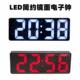 GH0715镜面黑壳电子钟带温度显示 简约设计夜光数字时钟 床头钟