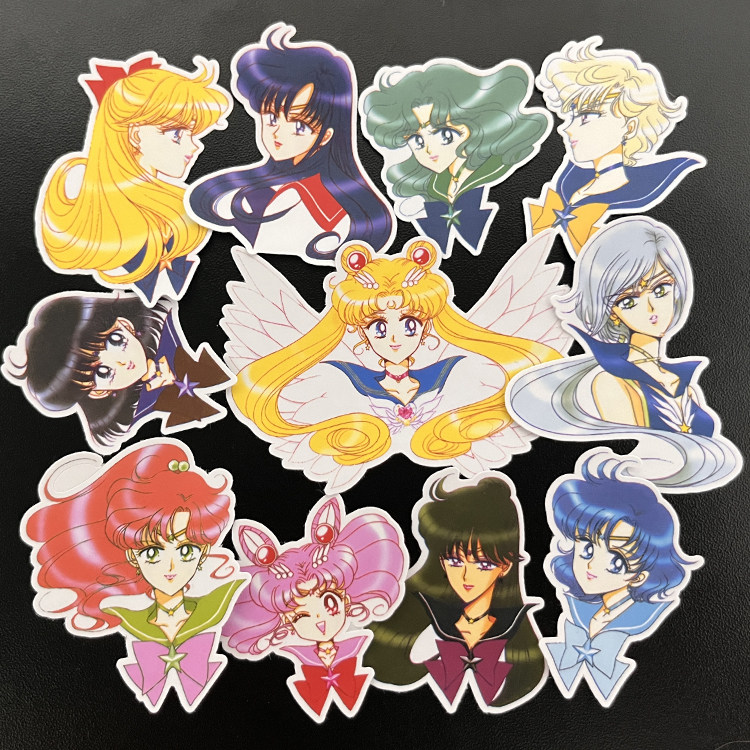 38包邮/原画风美少女战士头像手帐贴纸相册日记本装饰拼贴贴画,文具电教/文化用品/商务用品,贴纸/立体贴纸,淘宝优惠券,粉丝福利购,淘宝优惠卷