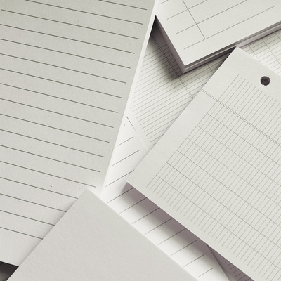 M5/A6/A5加厚120g活页替芯纸手账