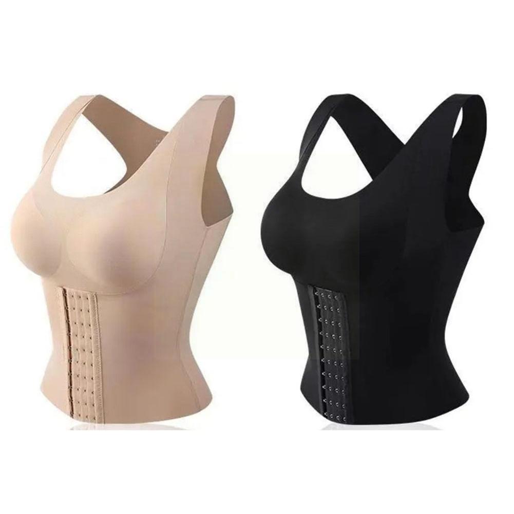 Women Shapewear Girdle Posture Corrector Bra Seamless Vest o