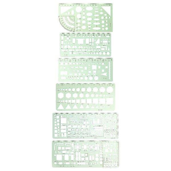 Drawing Template Ruler Architecture Circle Templates for