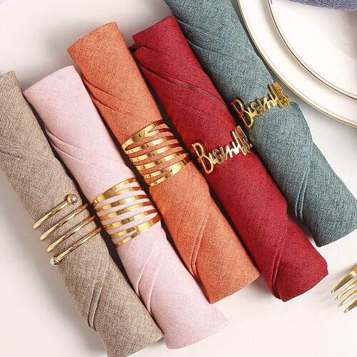 Cotton and linen plain TEA TOWEL cloth art napkin KITCHEN TO