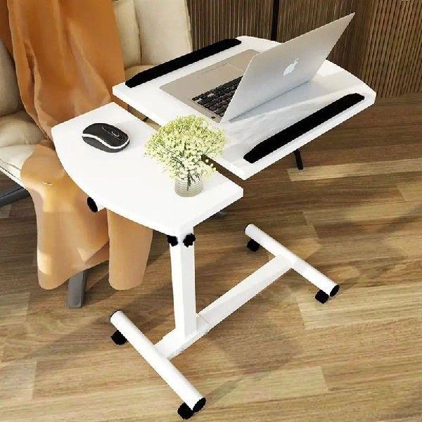 Adjustable Laptop Table with Wheel Rotate Standing Note