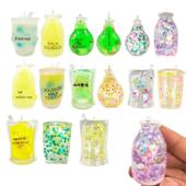 Gold Toys powder Squishy soda Fidget Stress ball汽水捏捏乐