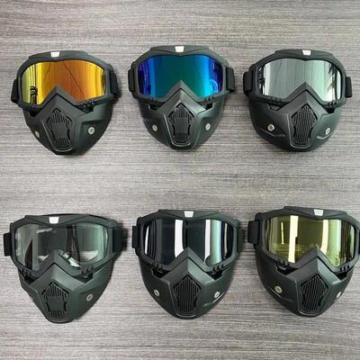 Goggle Mask Tactical Airsoft Field Hunting Motocross Protect